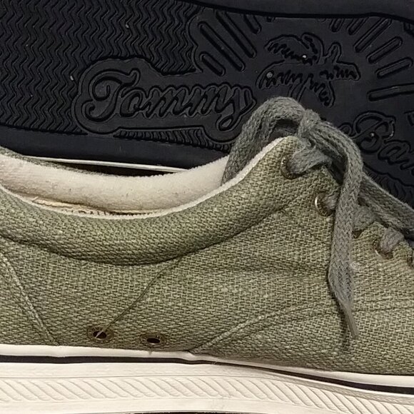 Tommy Bahama L'ATITUDE Green Canvas Casual shoes - Men's Size 11 - Picture 10 of 13